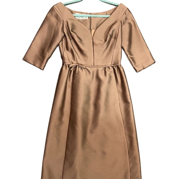 Oleg Cassini Vintage Golden 1960’s “Jackie” Young America Dress Size 4-6 - Picture 2 of 9